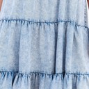  SALE! Tiered Ruffle Denim Dress