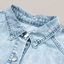  HIDDEN GEMS | Denim Daydream Mineral Wash Buttoned Dress