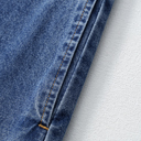  HIDDEN GEMS | Denim Collared V-Neck Pocketed Dress