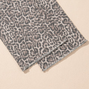  HIDDEN GEMS | Leopard Frayed High Waist Jeans