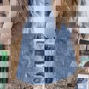  Canyon Spirit Denim Button Front Vest