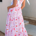  HIDDEN GEMS | Floral Tied Straps Maxi Dress