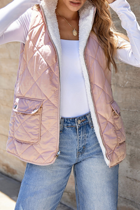 HIDDEN GEMS | Fleece Lined Quilted Vest