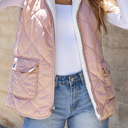  HIDDEN GEMS | Fleece Lined Quilted Vest