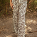  Clearance! Leopard Drawstring Elastic Pants