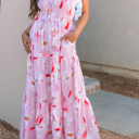  HIDDEN GEMS | Floral Tied Straps Maxi Dress