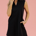  HIDDEN GEMS | Essential Collared V-Neck Dress