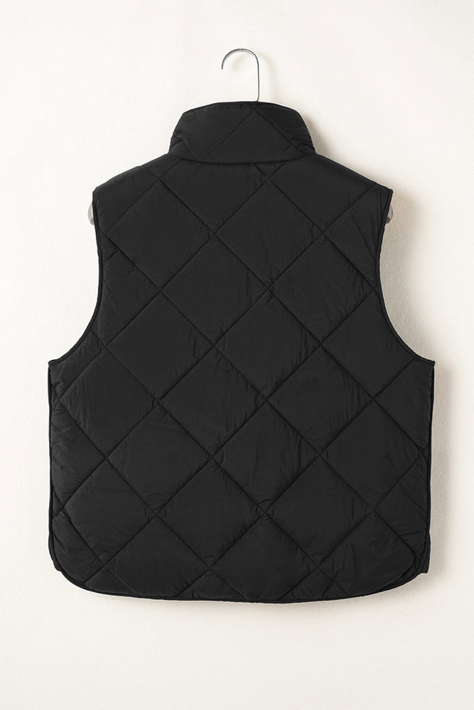 HIDDEN GEMS Elevated Cozy Quilted Vest