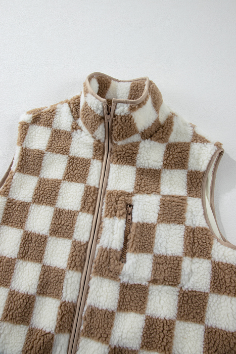 HIDDEN GEMS | The Cozy Checker Sherpa Fleece Vest