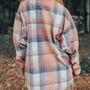  HIDDEN GEMS Tara Colorblock Plaid Shacket