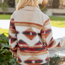  HIDDEN GEMS | Western Aztec Corduroy Patchwork Shacket