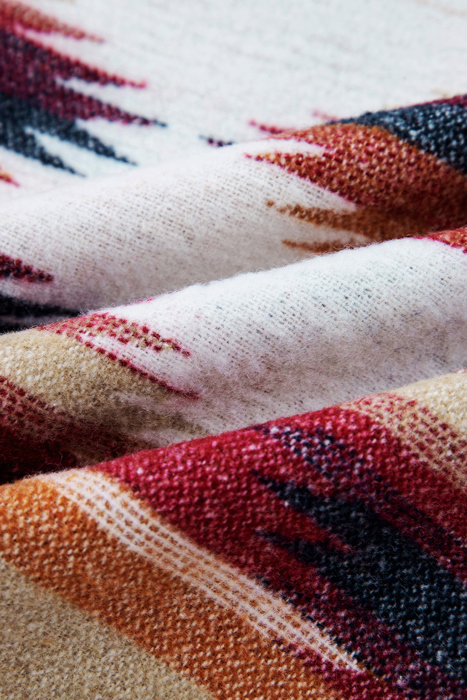 HIDDEN GEMS | Western Aztec Corduroy Patchwork Shacket