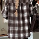  HIDDEN GEMS | Plaid Flannel Chest Pocket Shacket