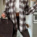  HIDDEN GEMS | Plaid Flannel Chest Pocket Shacket