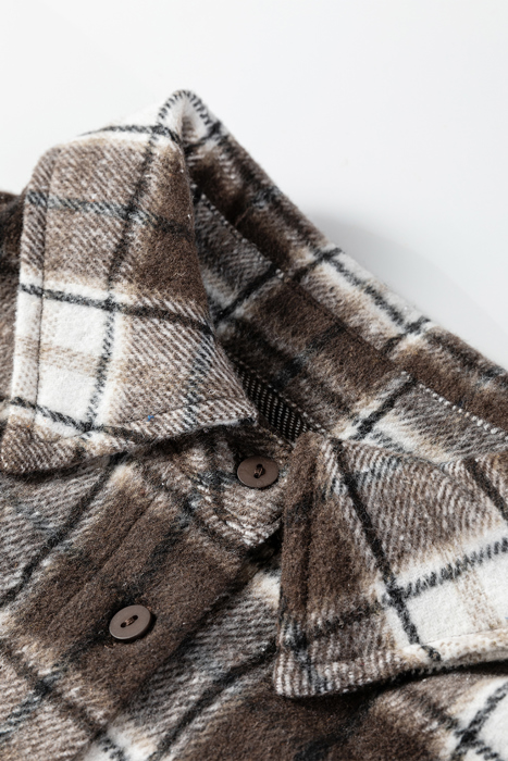HIDDEN GEMS | Plaid Flannel Chest Pocket Shacket