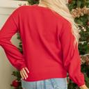  HIDDEN GEMS | Christmas Merry Pearl Beaded Sweater