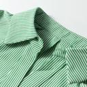  Sweet Escape Stripe Collared Blouse