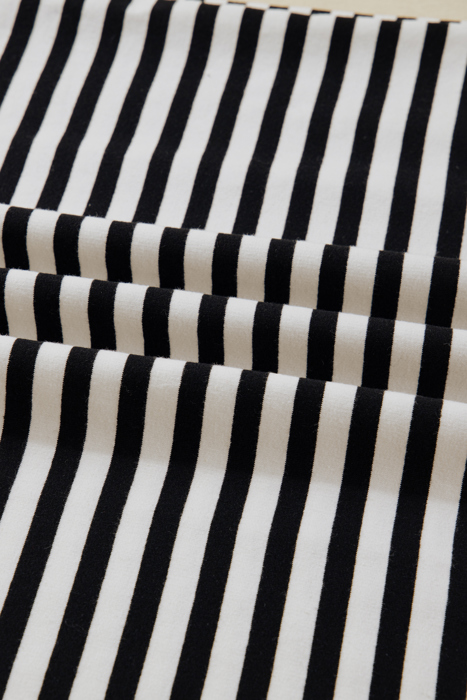 HIDDEN GEMS | Stripe Lace Trim 3/4 Wide Sleeve Top