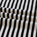  HIDDEN GEMS | Stripe Lace Trim 3/4 Wide Sleeve Top