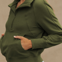  HIDDEN GEMS | Fleece Lined Zip-Up Sweatshirt