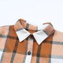  HIDDEN GEMS | Plaid Ruffle Sleeve Shirt Dress