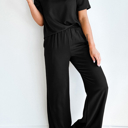  HIDDEN GEMS | Solid Top and Pants Set