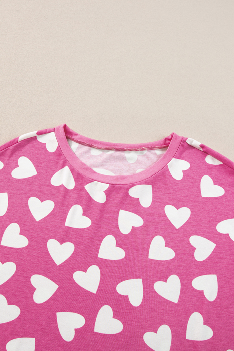 HIDDEN GEMS | Valentine Heart Top and Shorts Set