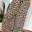  HIDDEN GEMS | Leopard Wide Leg Drawstring Pants