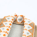  HIDDEN GEMS | Aztec Geometric Open Front Cardigan