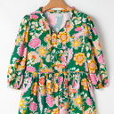  The Juliet Floral Shirred Blouse