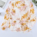  SALE! Floral V Neck Long Sleeve Blouse