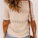  SALE! Scallop Knit Top