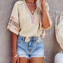  SALE! Embroidered Tassle Top