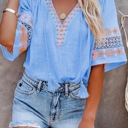  SALE! Embroidered Tassle Top