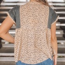  SALE! Leopard Tassel Top