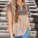  SALE! Leopard Tassel Top