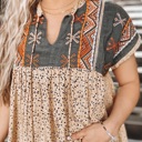  SALE! Leopard Tassel Top