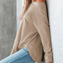  Sale! Essential Crew Waffle Knit Top