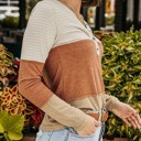  Sale! Fall Colorblock Long Sleeve Top