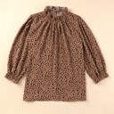  Sale! Ruffled Leopard 3/4 Sleeve Blouse (Size S)