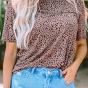  Sale! Spotted Leopard Knit Top (Size Small)