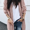  SALE! Textured Open Front Knit Cardigan