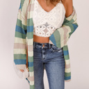  Sale! Colorblock Stripe Cardigan