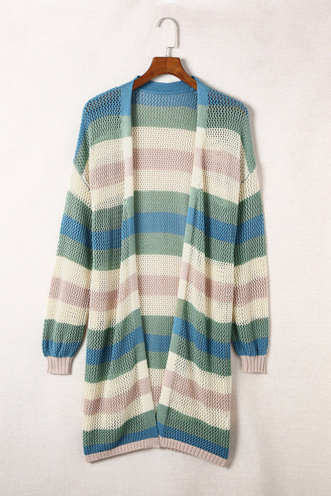 Sale! Colorblock Stripe Cardigan