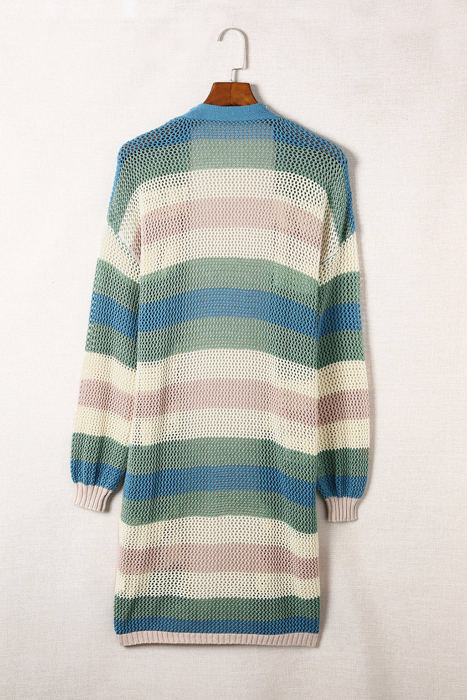 Sale! Colorblock Stripe Cardigan