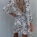  SALE! Leopard Tiered Long Sleeve Mini Dress