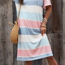  SALE! Multicolor Striped Midi Dress