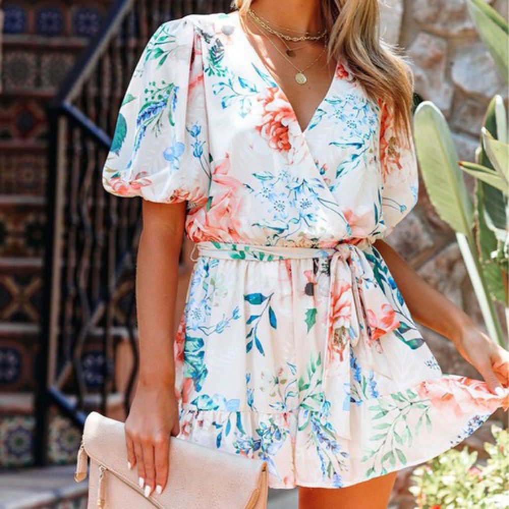 SALE! Dreamy Blooms Ruffle Romper