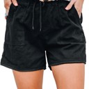  SALE! Raw Hem Pocketed Casual Shorts