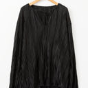  The Tiera Textured Bubble Sleeve Blouse